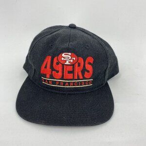 VTG 90s San Francisco 49ers Youngan Drew Pearson Split Bar Snapback Hat Cap NFL